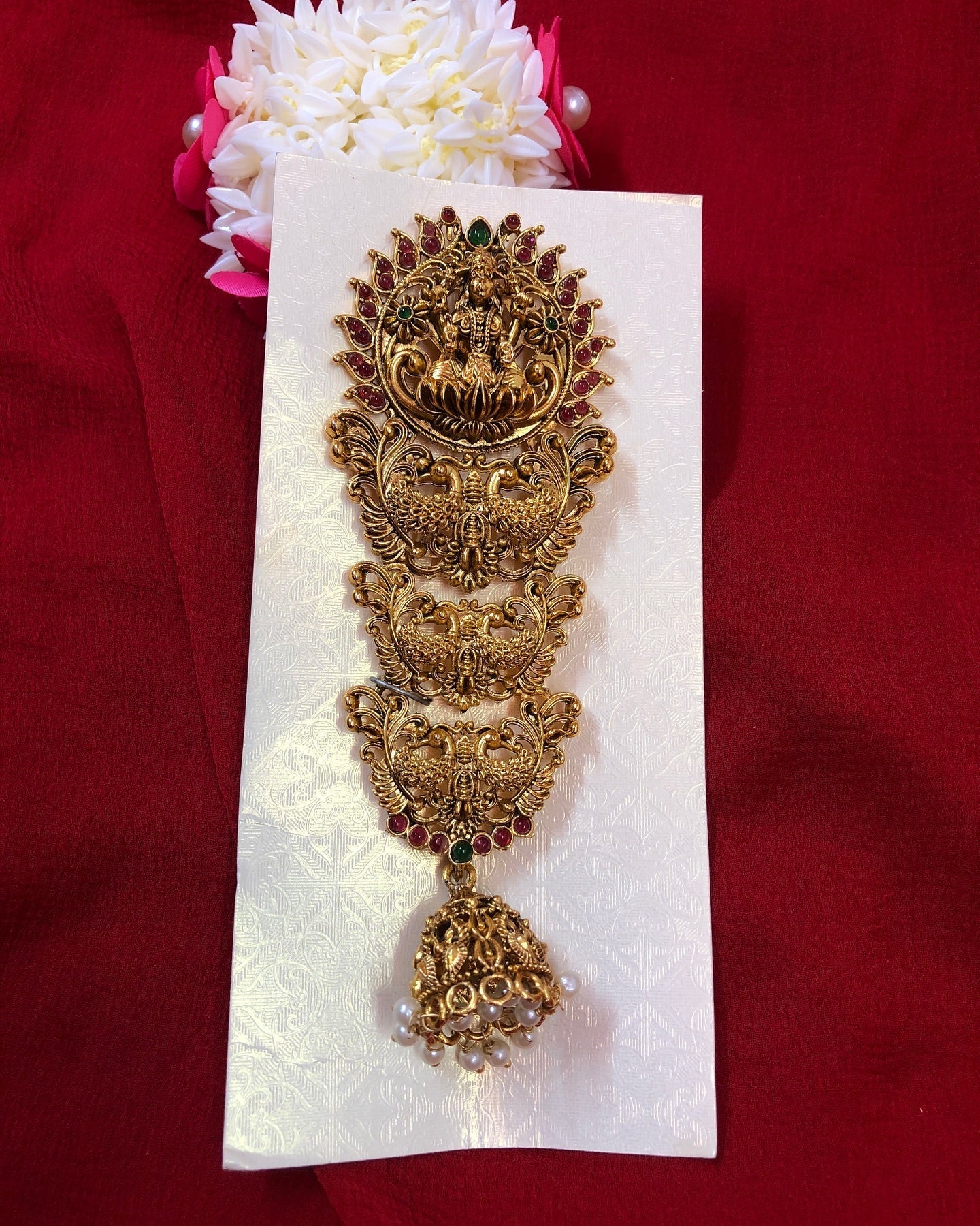 Gold plated premium Jada Billai Hair Accessories