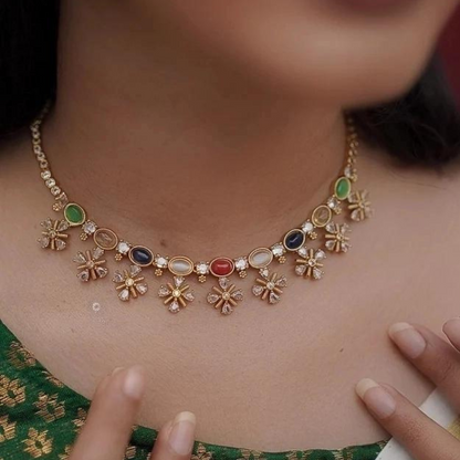 kaltury™ Panchratan Multi colour necklace