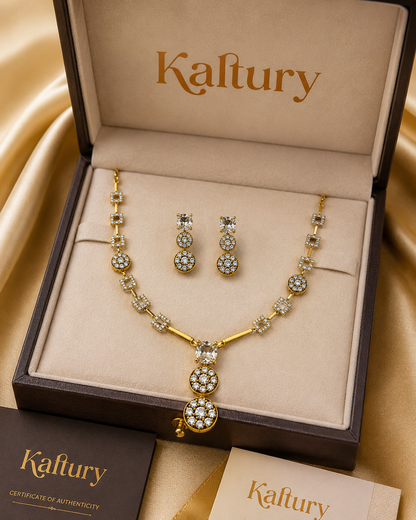 Multi dimond necklace
