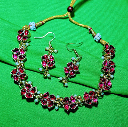 Kaltury™ 2 in 1 Reversable Necklace Set with Earrings