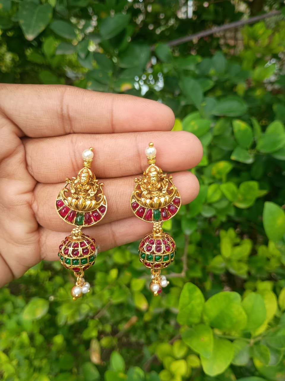 Premium Gold Polish Lakshmi Choker
