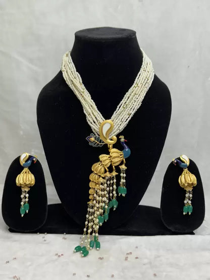 Kaltury™ Premium Peacock Necklace Set